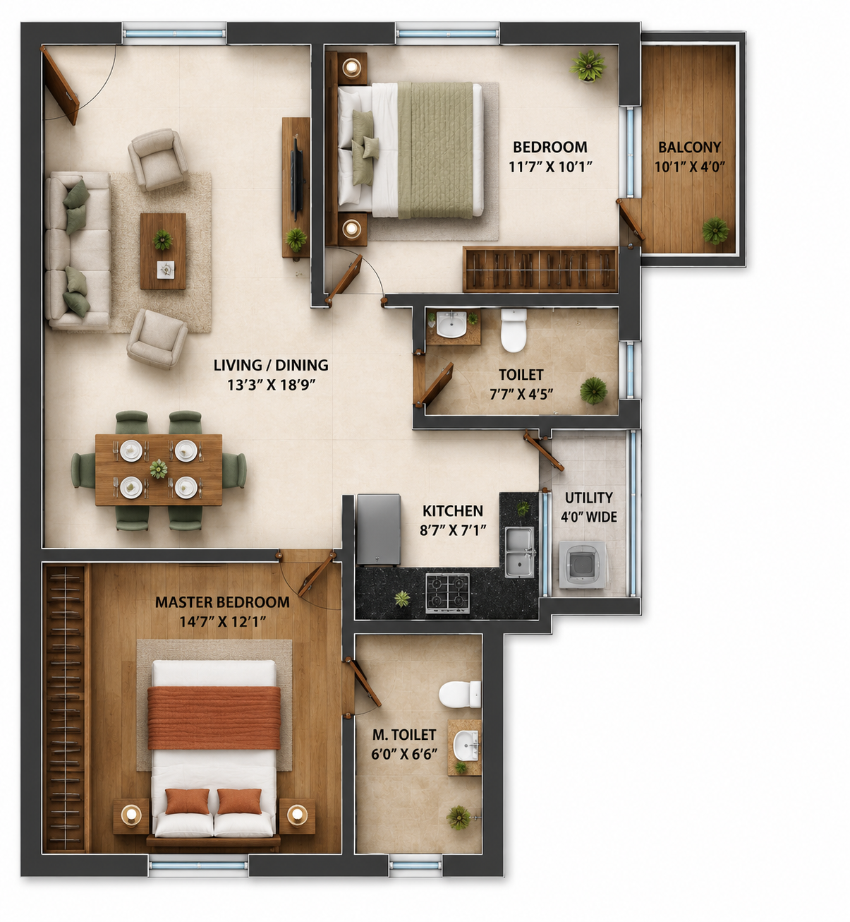 905 SFT Plan