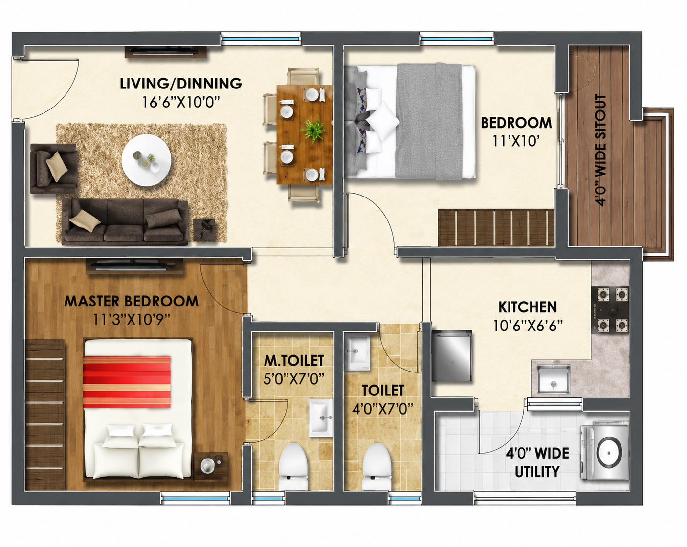 945 SFT East